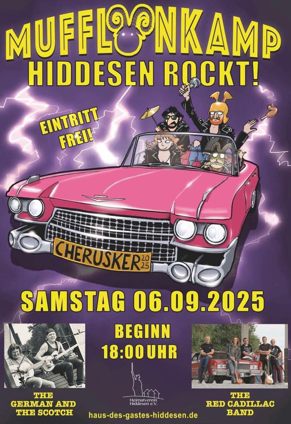 Muffloncamp 06.09.2025 mit der RED CADILLAC BAND